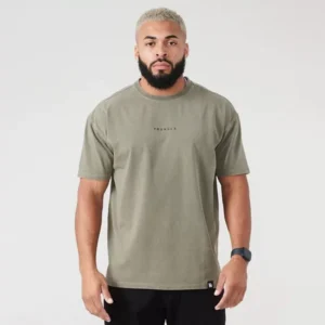 american fitness oversized tee premium thick stretch unisex