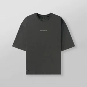 usa fitness relaxed fit drop shoulder short sleeve tee